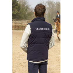 Chaleco sin mangas Harcour Pona hombre marine/blanc Azul