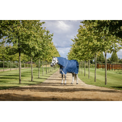 Cuello para manta Horseware Ionic Therapy Turnout 0g Bleu imperial / argent /Marine Azul