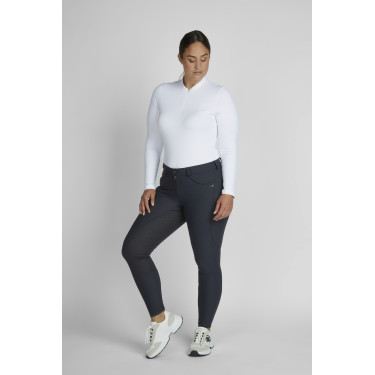 Pantalón Pikeur Laure mujer full grip talle media 3006 Sombra oscura Gris