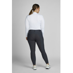 Pantalón Pikeur Laure mujer full grip talle media 3006 Sombra oscura Gris