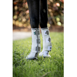 Guêtres anti-mouches Horseware por 2 Plata / gris titanio / plata Guêtres anti-mouches Horseware por 2 Plata / gris titanio / plata