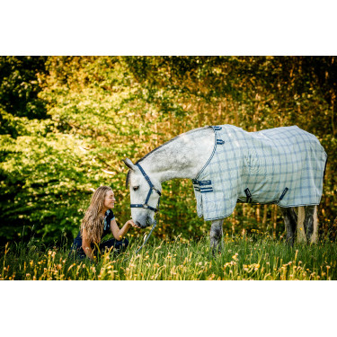 Cabezada y ramal Horseware Newmarket Marine witney Azul marino