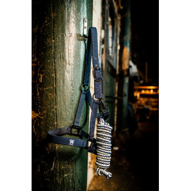 Cabezada y ramal Horseware Newmarket Marine witney Azul marino