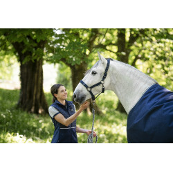 Cabezada y ramal Horseware Newmarket Marine witney Azul marino
