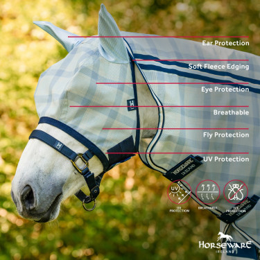 Máscaras anti-moscas Horseware Newmarket Máscaras anti-moscas Horseware Newmarket