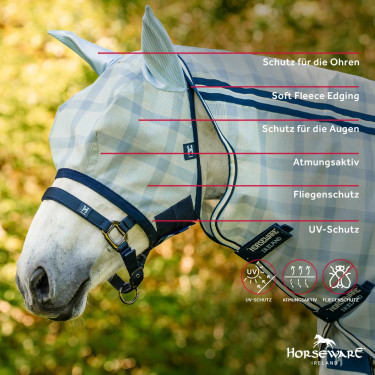Máscaras anti-moscas Horseware Newmarket Máscaras anti-moscas Horseware Newmarket