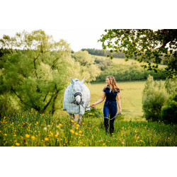 Máscaras anti-moscas Horseware Newmarket Marine witney Azul marino