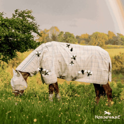 Máscaras anti-moscas Horseware Newmarket Carbón de leña Witney Gris