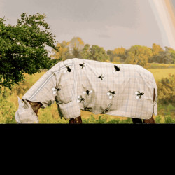 Máscaras anti-moscas Horseware Newmarket Carbón de leña Witney Gris