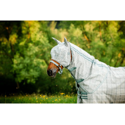 Máscaras anti-moscas Horseware Newmarket Carbón de leña Witney Gris