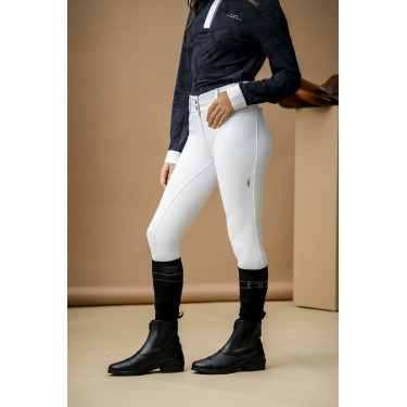 Pantalón Horseware AA Allora de asiento completo Blanco