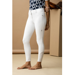 Pantalón Horseware AA Aria con parches en las rodillas y cintura de altura media Blanco