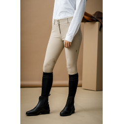 Pantalón Horseware AA Aria con parches en las rodillas y cintura de altura media Beige Pantalón Horseware AA Aria con parches en las rodillas y cintura de altura media Beige