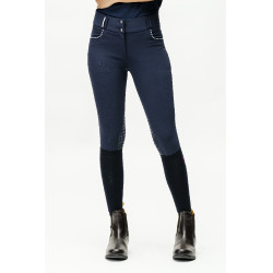 Pantalón Horseware Newmarket de talle medio con grip en las rodillas Azúl marino / azúl marino Pantalón Horseware Newmarket de talle medio con grip en las rodillas Azúl marino / azúl marino