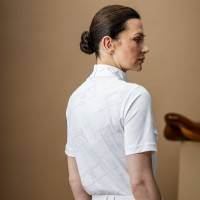 Polo de concurso Horseware AA Elena de manga corta Blanco Polo de concurso Horseware AA Elena de manga corta Blanco