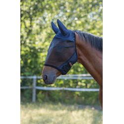 Mascara anti-moscas Covalliero protección orejas SuperFly Marino Azul marino