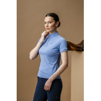 Polo Horseware AA Tech Quarter Gia Azul siciliano