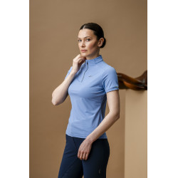 Polo Horseware AA Tech Quarter Gia Azul siciliano