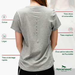 Camiseta Horseware Active Gris