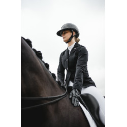 Chaqueta de concurso Horseware AA Platinium Motion Flex Pro Negro Chaqueta de concurso Horseware AA Platinium Motion Flex Pro Negro