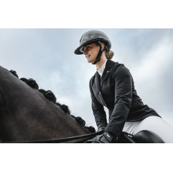 Chaqueta de concurso Horseware AA Platinium Motion Flex Pro Negro Chaqueta de concurso Horseware AA Platinium Motion Flex Pro Negro