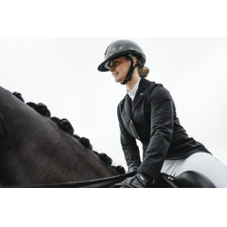 Chaqueta de concurso Horseware AA Platinium Motion Flex Pro Negro Chaqueta de concurso Horseware AA Platinium Motion Flex Pro Negro