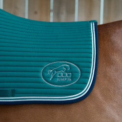 Alfombra Jump'In Balthazar Verde / azul marino