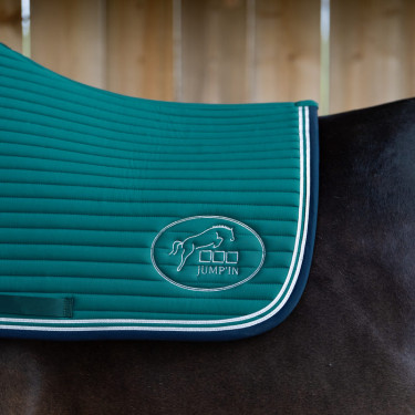 Alfombra Jump'In Balthazar Verde / azul marino