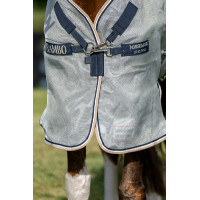 Camisa antimoscas Horseware Rambo Protector Integrada Plata / marino Camisa antimoscas Horseware Rambo Protector Integrada Plata / marino