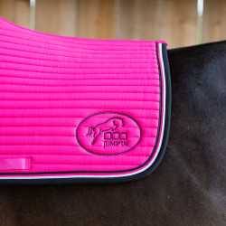 Alfombra Jump'In Balthazar Fucsia / negro Rosa