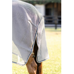 Camisa antimoscas Horseware Rambo Protector Integrada Plata / marino Camisa antimoscas Horseware Rambo Protector Integrada Plata / marino