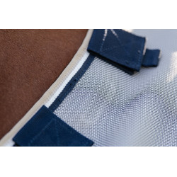 Camisa antimoscas Horseware Rambo Protector Fieldsafe Plata / marino Camisa antimoscas Horseware Rambo Protector Fieldsafe Plata / marino