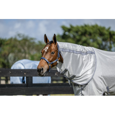 Camisa antimoscas Horseware Amigo Bug Rug Plus Plata / gris titanio / plata