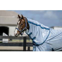 Camisa antimoscas Horseware Amigo Bug Rug Plus Azul azur / marino / azul eléctrico Camisa antimoscas Horseware Amigo Bug Rug Plus Azul azur / marino / azul eléctrico