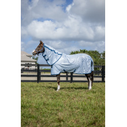 Camisa antimoscas Horseware Amigo Bug Rug Plus Azul azur / marino / azul eléctrico Camisa antimoscas Horseware Amigo Bug Rug Plus Azul azur / marino / azul eléctrico