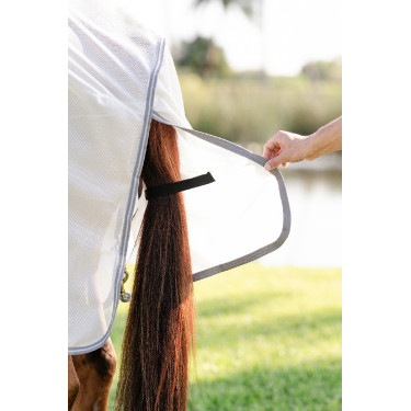 Manta antimoscas Horseware Amigo Bug Rug Plata / gris titanio / plata Manta antimoscas Horseware Amigo Bug Rug Plata / gris titanio / plata