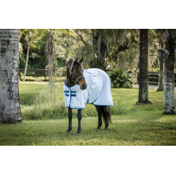 Manta antimoscas Horseware Amigo Bug Rug Azul azur / marino / azul eléctrico Manta antimoscas Horseware Amigo Bug Rug Azul azur / marino / azul eléctrico