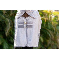 Camisa antimoscas Horseware Amigo Bug Buster Plata / gris titanio / plata