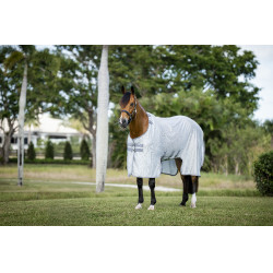 Camisa antimoscas Horseware Amigo Bug Buster Plata / gris titanio / plata Camisa antimoscas Horseware Amigo Bug Buster Plata / gris titanio / plata