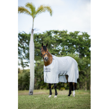 Camisa antimoscas Horseware Amigo Bug Buster Plata / gris titanio / plata Camisa antimoscas Horseware Amigo Bug Buster Plata / gris titanio / plata