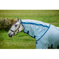 Cubrecuello antimoscas Amigo Horseware Bug Buster Azul azur / marino / azul eléctrico