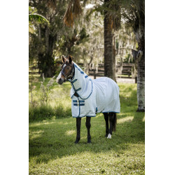 Camisa anti-moscas Horseware Amigo Bug Rug XL Plus Azul azur / marino / azul eléctrico Camisa anti-moscas Horseware Amigo Bug Rug XL Plus Azul azur / marino / azul eléctrico