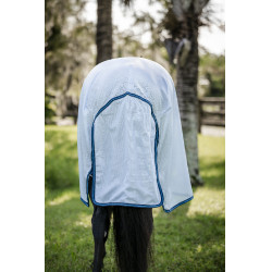 Camisa anti-moscas Horseware Amigo Bug Rug XL Plus Azul azur / marino / azul eléctrico Camisa anti-moscas Horseware Amigo Bug Rug XL Plus Azul azur / marino / azul eléctrico