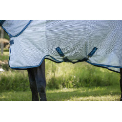 Camisa anti-moscas Horseware Amigo Bug Rug XL Plus Azul azur / marino / azul eléctrico Camisa anti-moscas Horseware Amigo Bug Rug XL Plus Azul azur / marino / azul eléctrico
