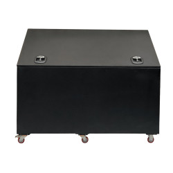 Contenedor de alimentos de aluminio Grooming Deluxe by Kentucky con ruedas Negro Contenedor de alimentos de aluminio Grooming Deluxe by Kentucky con ruedas Negro