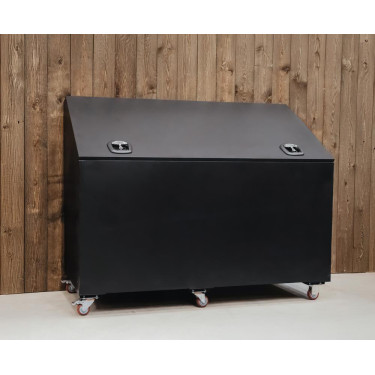 Contenedor de alimentos de aluminio Grooming Deluxe by Kentucky con ruedas Contenedor de alimentos de aluminio Grooming Deluxe by Kentucky con ruedas