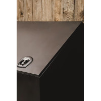 Contenedor de alimentos de aluminio Grooming Deluxe by Kentucky con ruedas Negro Contenedor de alimentos de aluminio Grooming Deluxe by Kentucky con ruedas Negro