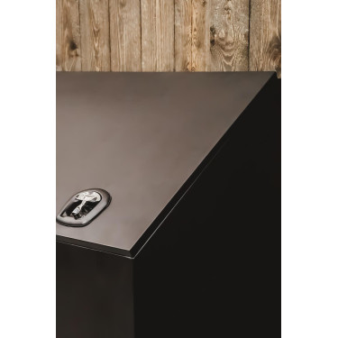 Contenedor de alimentos de aluminio Grooming Deluxe by Kentucky con ruedas Contenedor de alimentos de aluminio Grooming Deluxe by Kentucky con ruedas