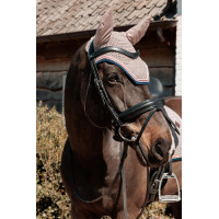 Bonete antimoscas Kentucky pata de gallo Burdeos / azul marino