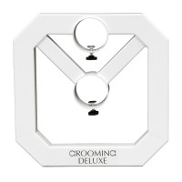 Cavaletti de aluminio Square Grooming Deluxe por Kentucky por 2 Blanco